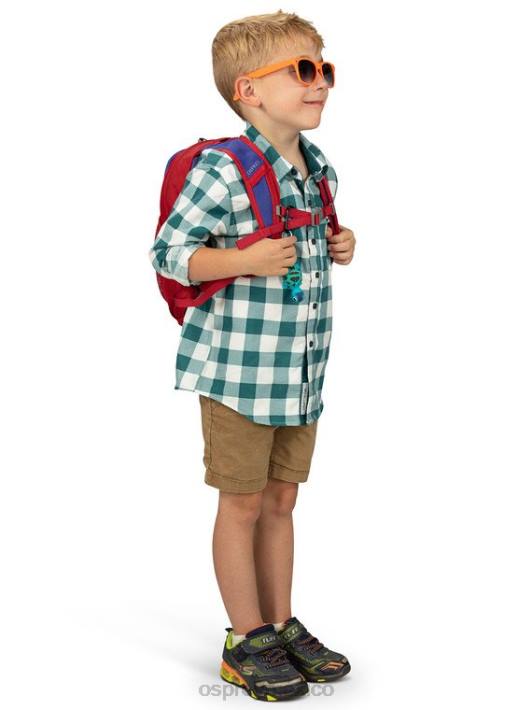 Osprey TPDI360 mochila rojo cósmico niños Daylite todos los días (4-12 años)