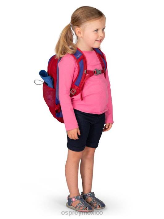 Osprey TPDI360 mochila rojo cósmico niños Daylite todos los días (4-12 años)