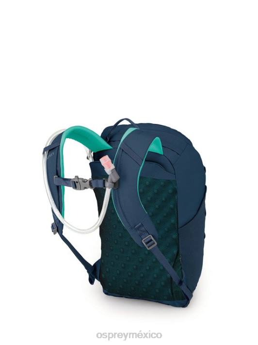 Osprey TPDI413 mochila ola azul niños hidrajet 12 senderismo | hidratación (4-12 años)