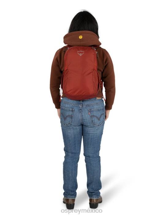 Osprey TPDI488 mochila rojo jaspe unisexo restos de estilo de vida de mochila empacable