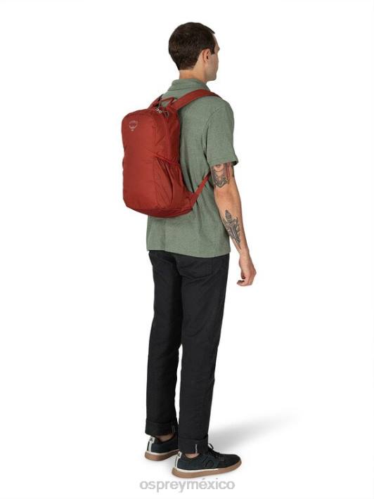 Osprey TPDI488 mochila rojo jaspe unisexo restos de estilo de vida de mochila empacable