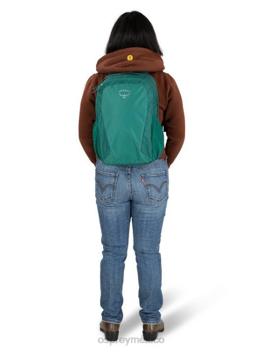 Osprey TPDI491 mochila selva verde unisexo estilo de vida del paquete de estudiantes remanentes