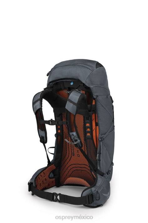 Osprey TPDI248 mochila gris tungsteno hombres exos 38 mochila ultraligera | caminata de un día