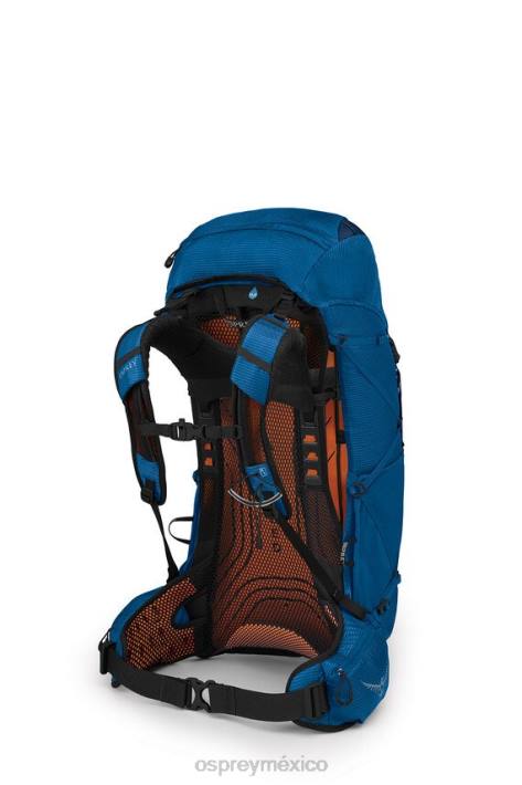 Osprey TPDI249 mochila cinta azul hombres exos 38 mochila ultraligera | caminata de un día