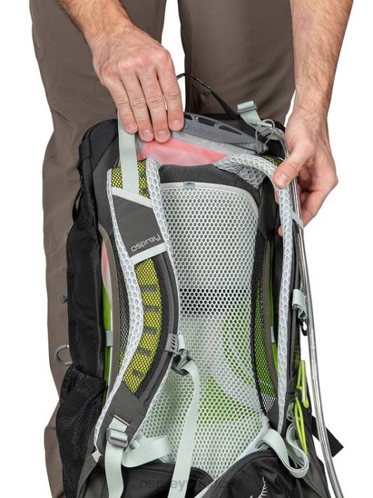Osprey TPDI270 mochila visión de túnel gris unisexo estratos caminata de 24 días