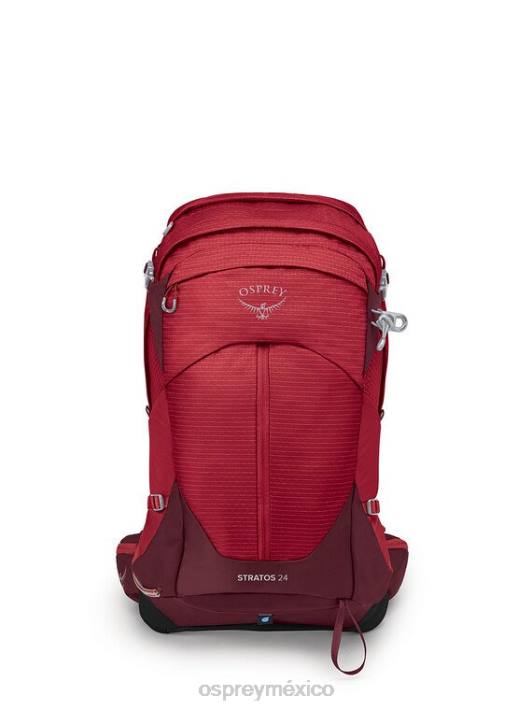 Osprey TPDI272 mochila flor de pascua roja unisexo estratos caminata de 24 días