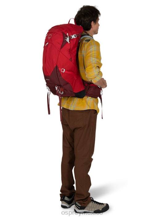 Osprey TPDI281 mochila visión de túnel gris unisexo estratos 34 días de caminata