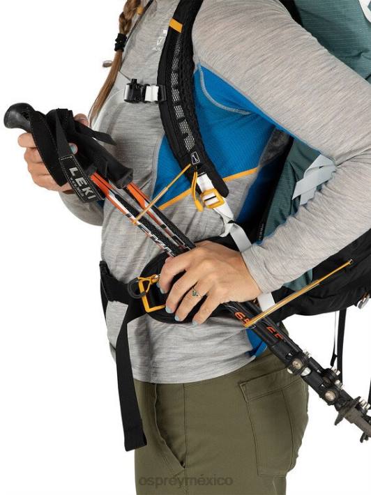 Osprey TPDI293 mochila visión de túnel gris mujer sirrus 36 mochilero ligero | caminata de un día