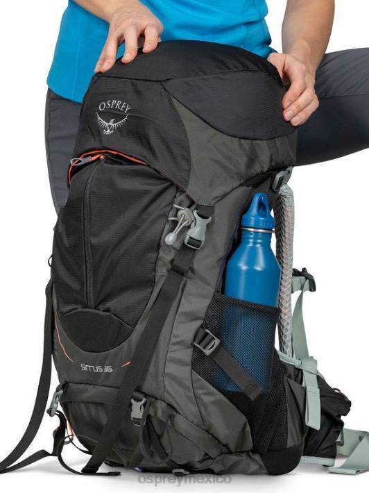 Osprey TPDI293 mochila visión de túnel gris mujer sirrus 36 mochilero ligero | caminata de un día