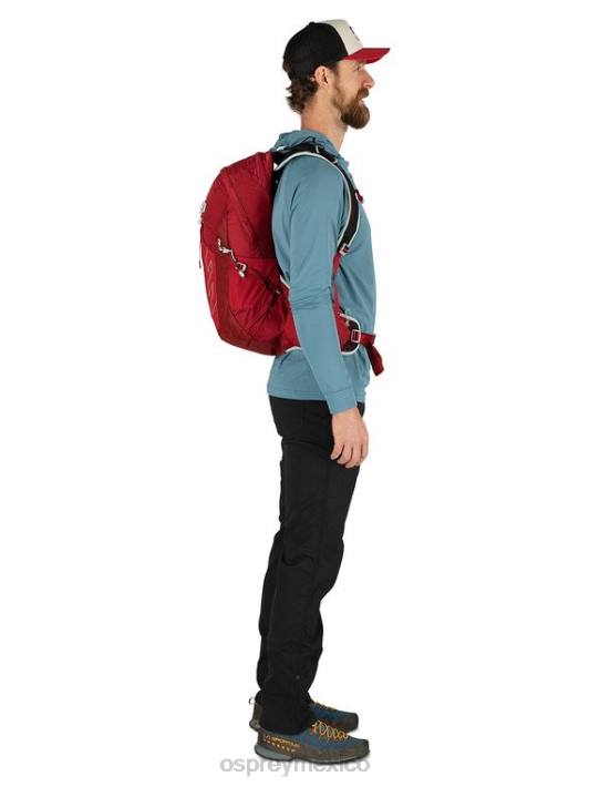 Osprey TPDI302 mochila rojo cósmico hombres talon caminata de 22 días