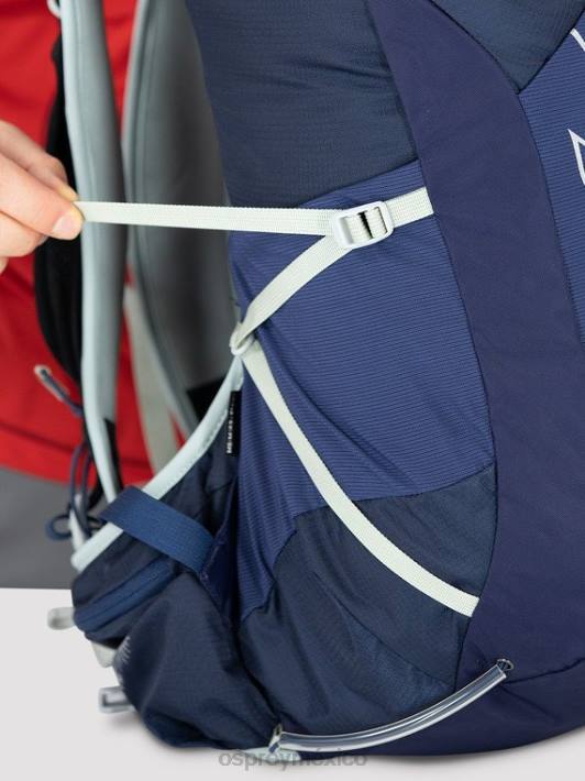 Osprey TPDI302 mochila rojo cósmico hombres talon caminata de 22 días