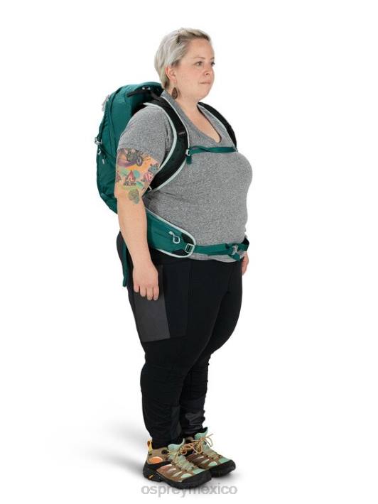 Osprey TPDI339 mochila verde jaspe unisexo tempest 20 senderismo de ajuste extendido