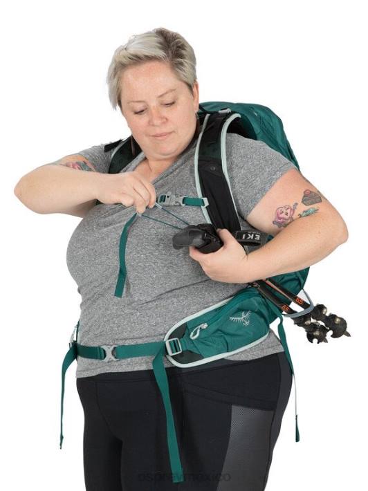 Osprey TPDI339 mochila verde jaspe unisexo tempest 20 senderismo de ajuste extendido