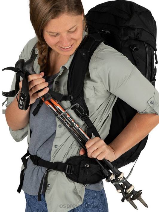 Osprey TPDI344 mochila sigilo negro mujer tempestad caminata de 30 días