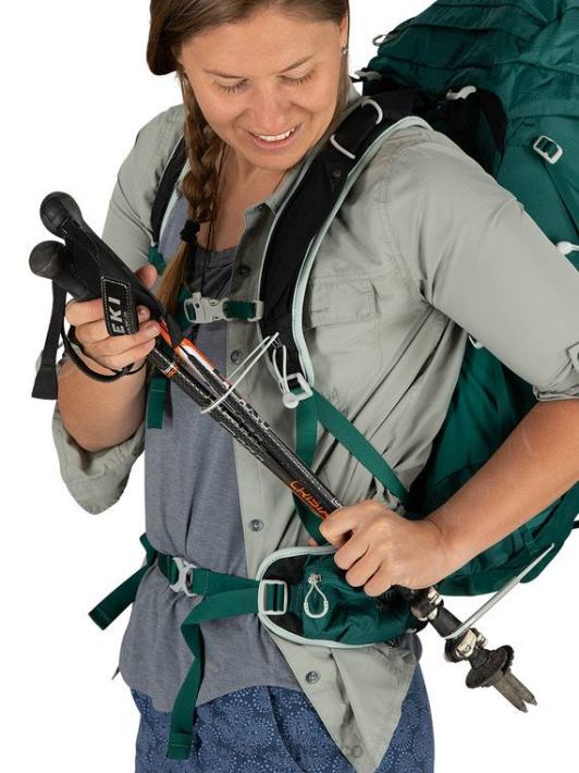 Osprey TPDI344 mochila sigilo negro mujer tempestad caminata de 30 días