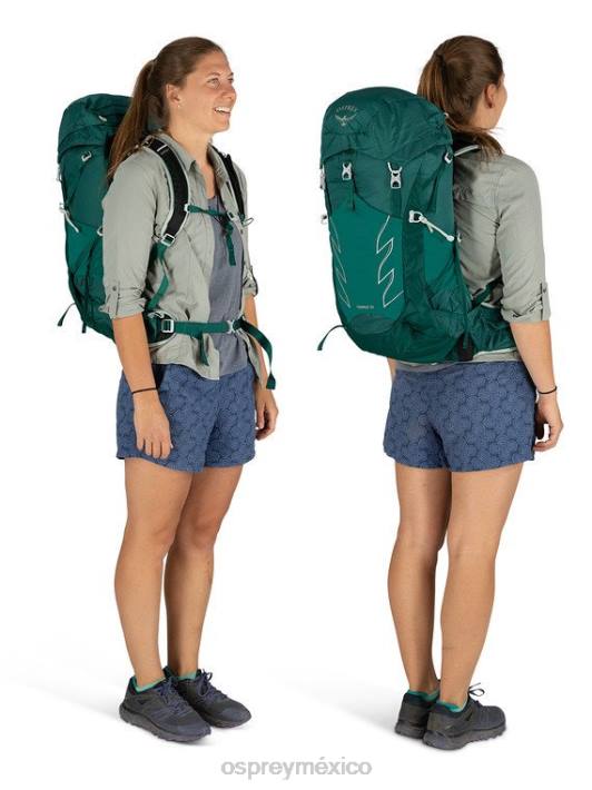 Osprey TPDI347 mochila verde jaspe mujer tempestad caminata de 30 días