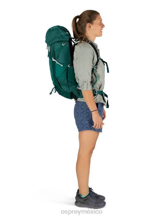 Osprey TPDI347 mochila verde jaspe mujer tempestad caminata de 30 días