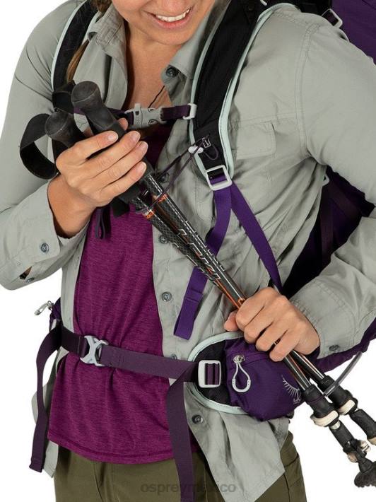 Osprey TPDI348 mochila sigilo negro mujer Tempest 34 mochila ligera | senderismo | multideporte