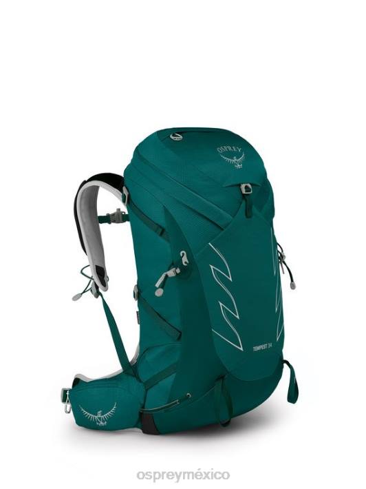 Osprey TPDI350 mochila verde jaspe mujer Tempest 34 mochila ligera | senderismo | multideporte