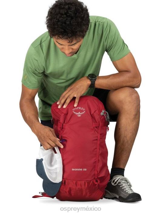 Osprey TPDI403 mochila negro hombres skarab 18 senderismo | hidratación
