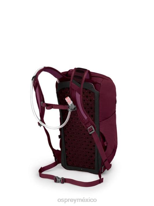 Osprey TPDI414 mochila rojo ciruela mujer skimmer 16 senderismo | hidratación