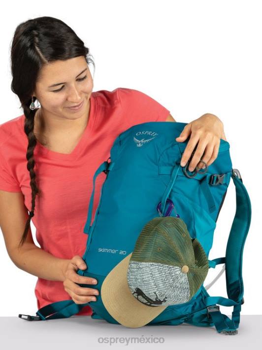 Osprey TPDI416 mochila rojo ciruela mujer skimmer 20 senderismo | hidratación
